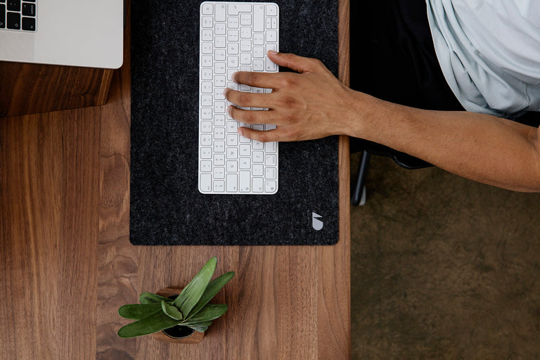 Felt & Cork Desk Mats - Oakywood