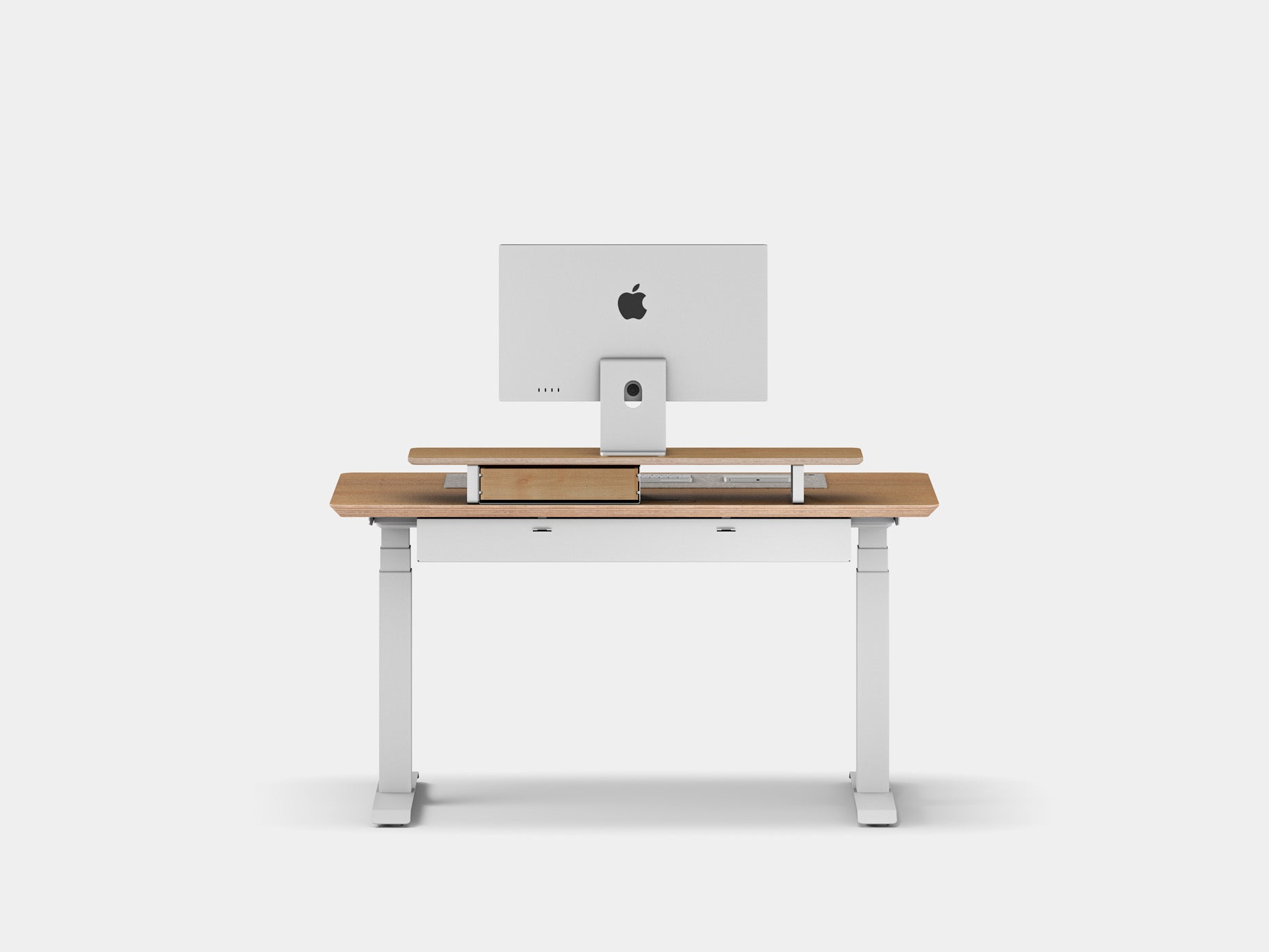 oak veneer, , white