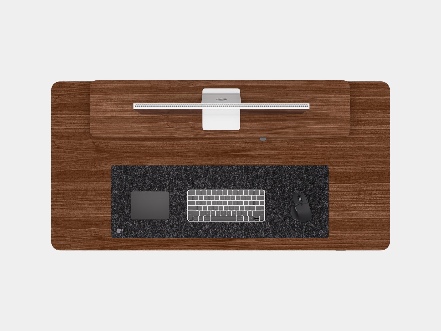 walnut veneer, , black