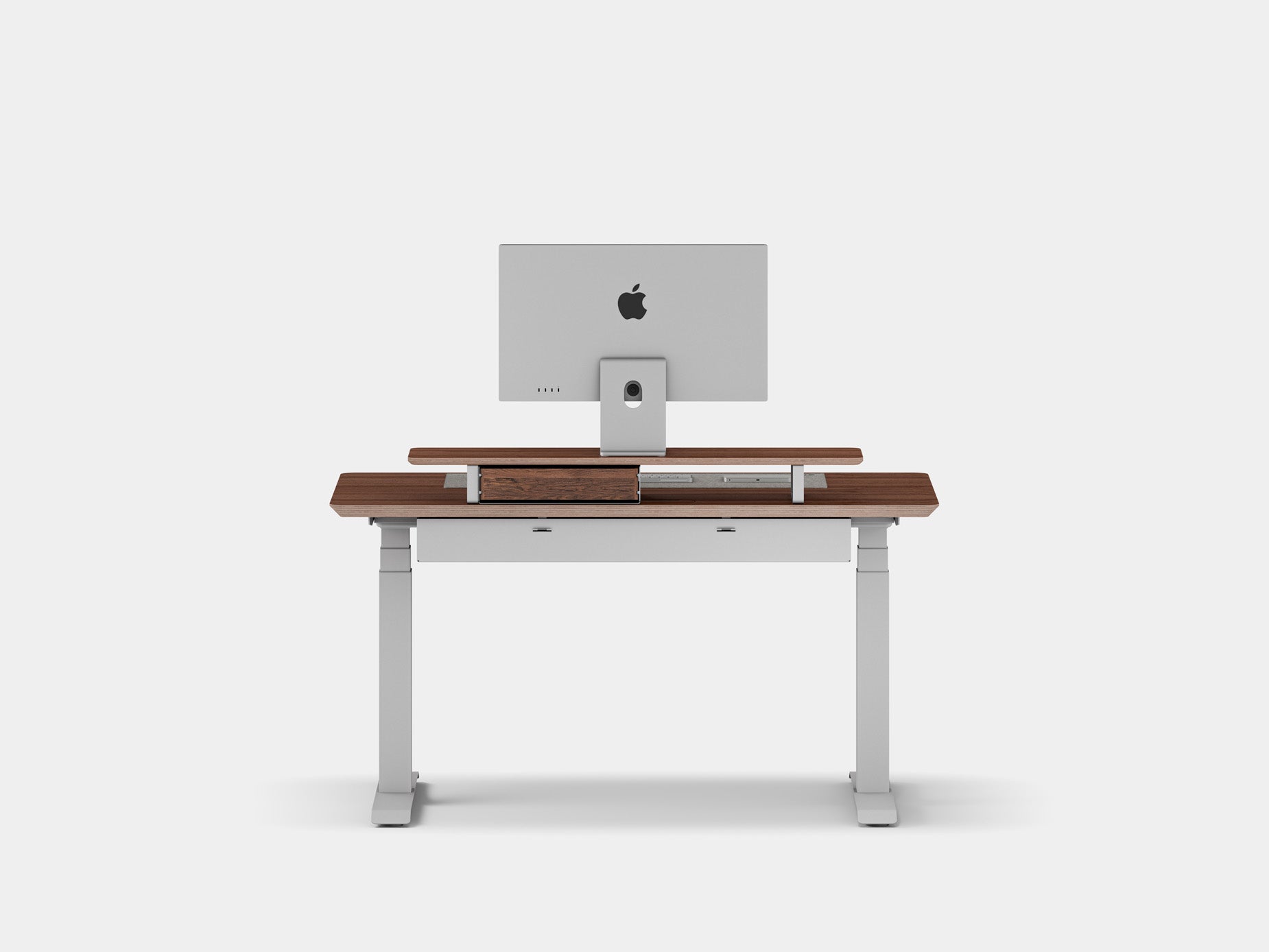 walnut veneer, , white