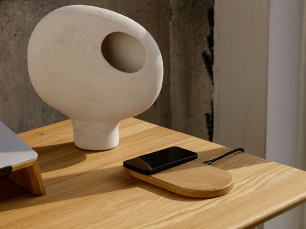 oak oakywood classic desk details in use | oak, 