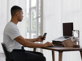 walnut oakywood classic desk complete setup | walnut,