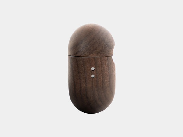 oakywood walnut wooden airpods 3 case side | walnut, airpods 3