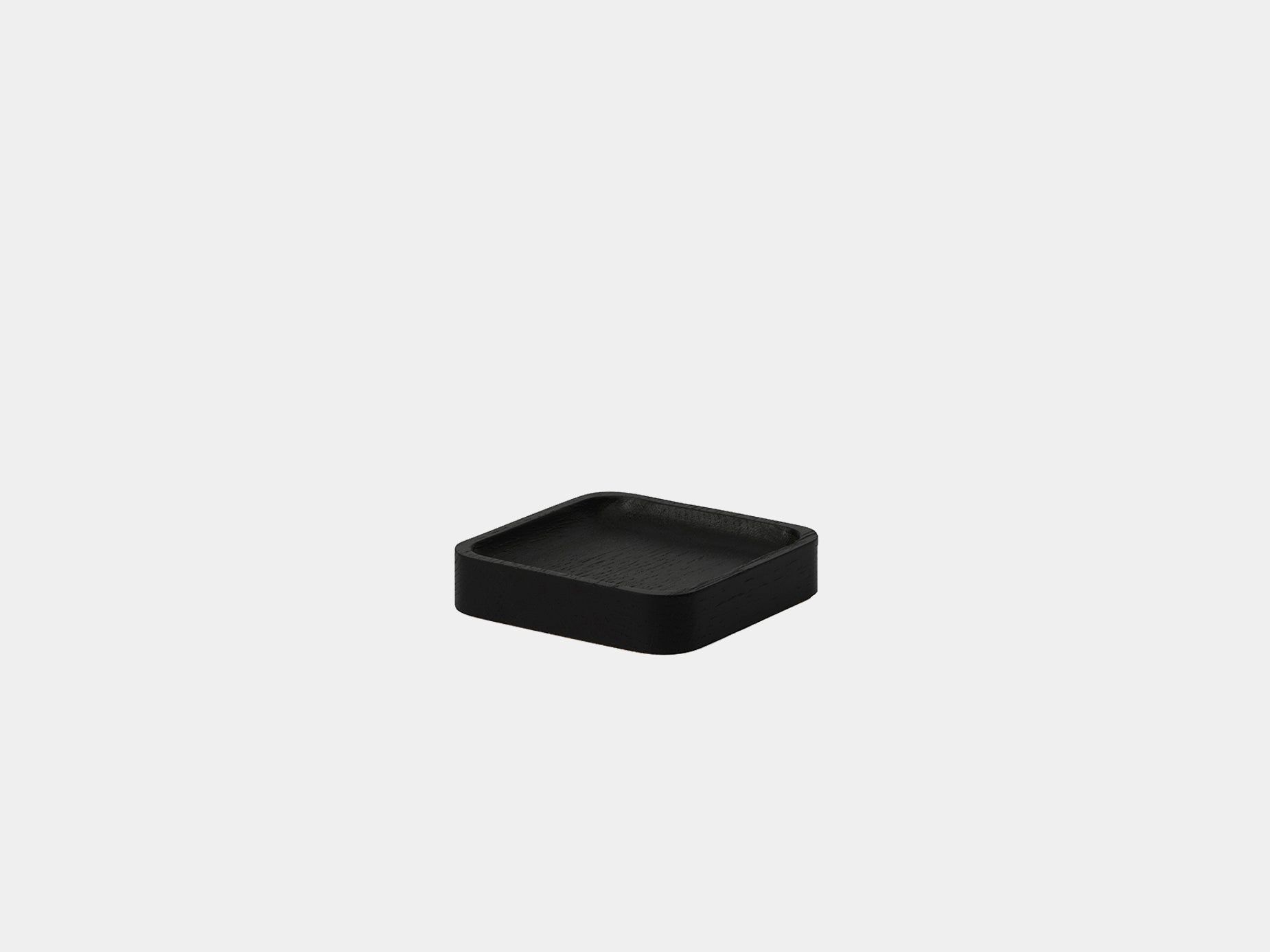 oakyblocks black small tray side view | black