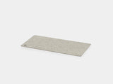 oakywood medium stone grey felt desk mat empty view | stone grey, medium