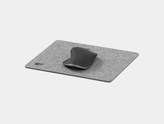 oakywood grey felt mouse pad | grey