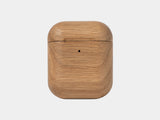 oakywood oak wooden airpods case front | oak, airpods 1/2