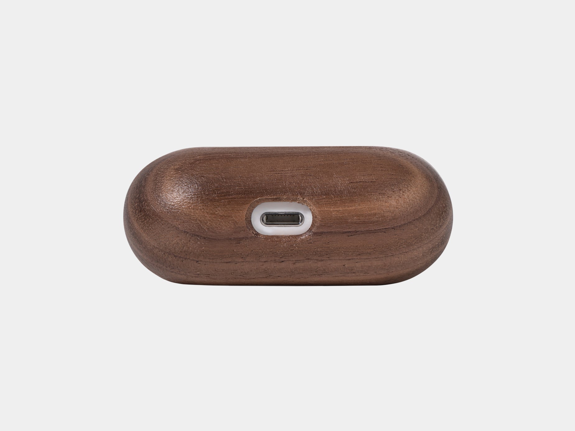 oakywood walnut wooden airpods pro case connector | walnut, airpods pro/pro2